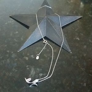 Stiletto Pink Sapphire Necklace